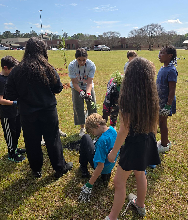 Turner Woods Student Planting Day | Shaome Cooperative