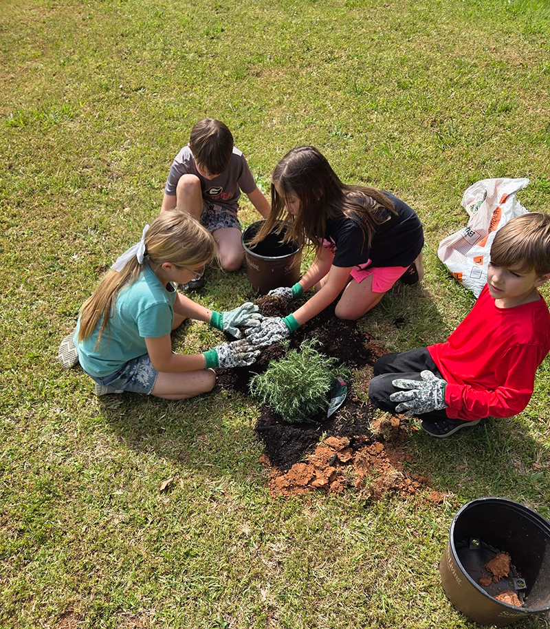Turner Woods Student Planting Day | Shaome Cooperative